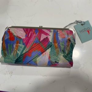 Multicolor Artist Brush Lauren Hobo Wallet
